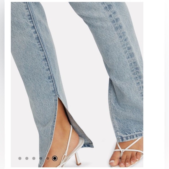 WEWOREWHAT Stiletto Slit Skinny Jeans - Picture 4 of 4